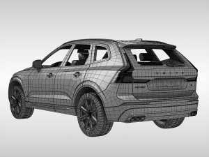 volvo xc60 2018 3D Model