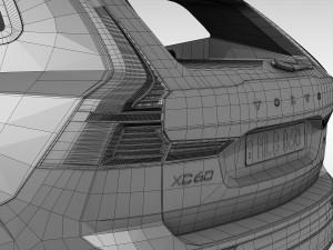volvo xc60 2018 3D Model