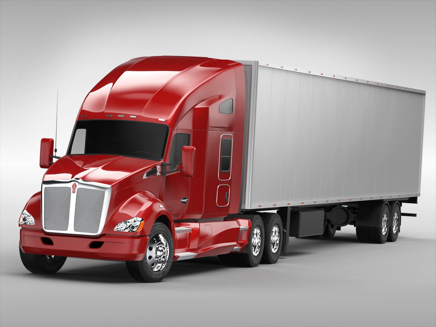 kenworth t680 3D Model .c4d .max .obj .3ds .fbx .stl .blend 