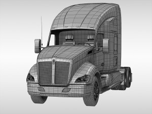 kenworth t680 3Dモデル