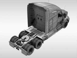 kenworth t680 3Dモデル