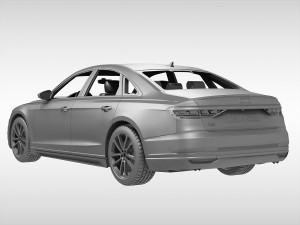 audi a8 2018 3D Модель