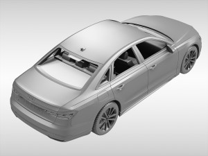 audi a8 2018 3D Модель