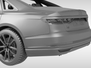 audi a8 2018 3D Модель