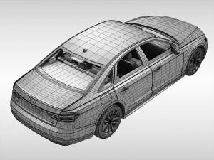 audi a8 2018 3D Модель
