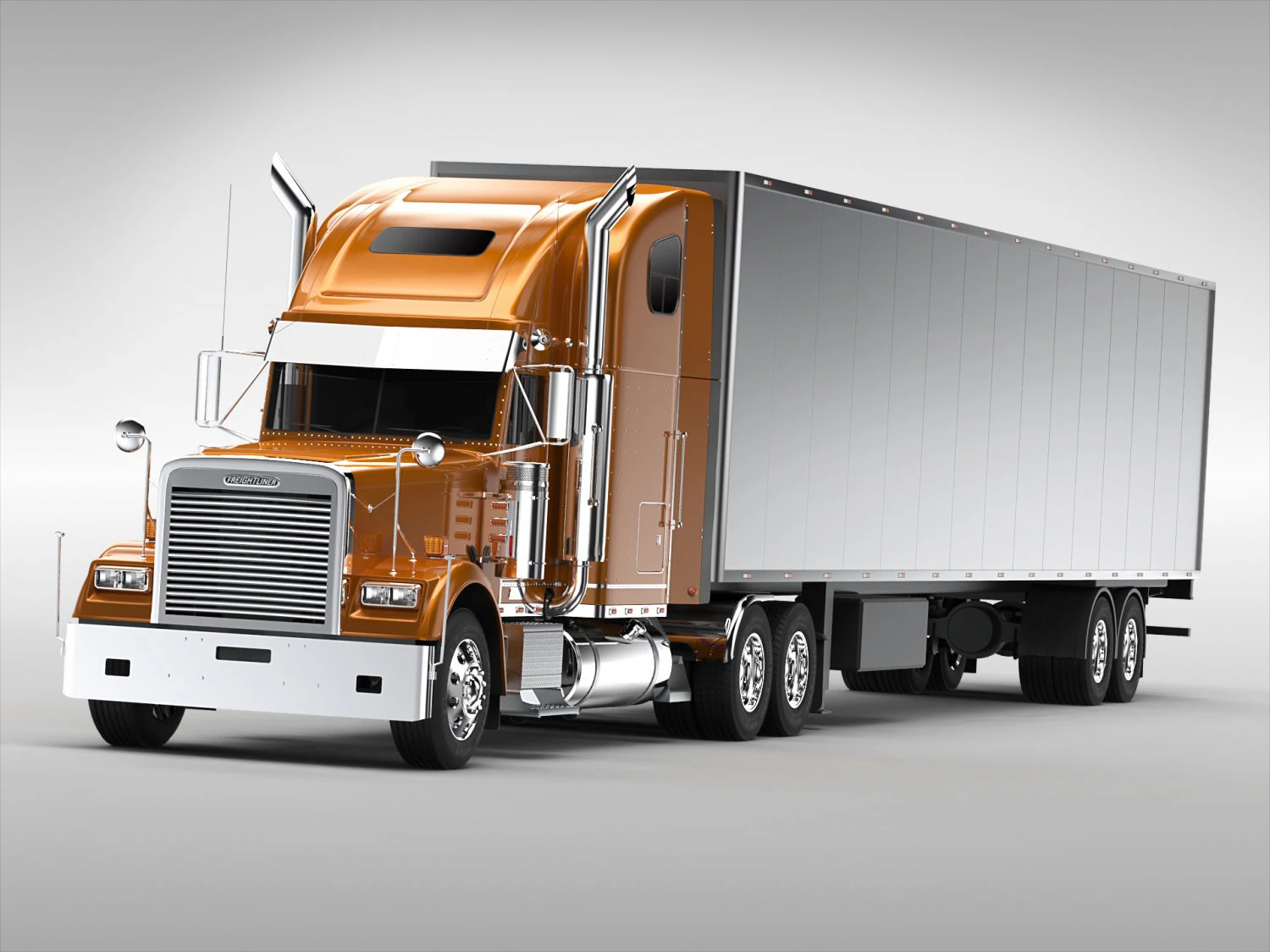 freightliner classic xl 3D Model .c4d .max .obj .3ds .fbx .stl .blend 