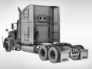 freightliner classic xl 3D Model