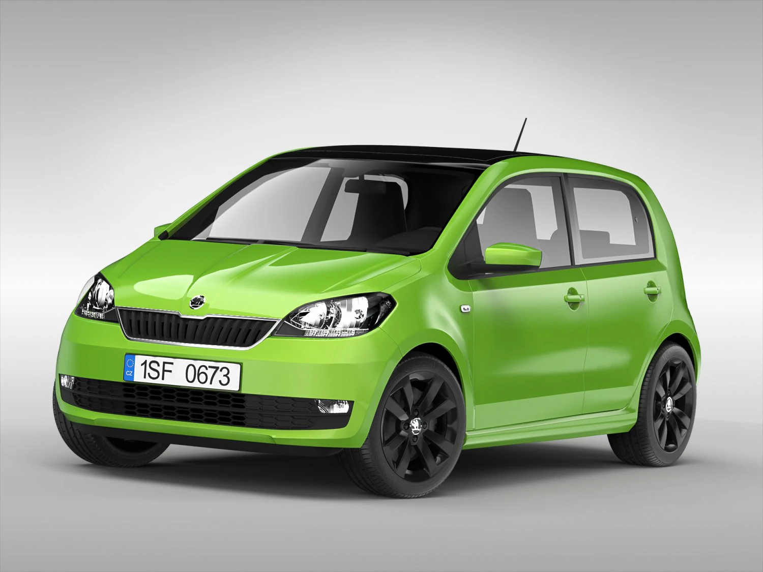 skoda citigo 2017 3D Model .c4d .max .obj .3ds .fbx .stl .blend