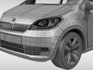 skoda citigo 2017 3D Model