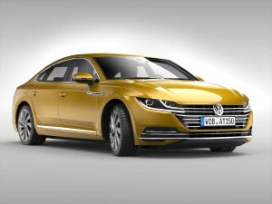 volkswagen arteon 2018 3D Model