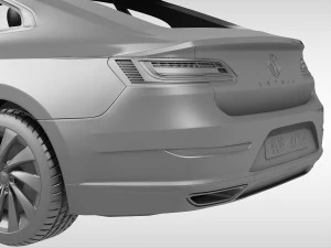 volkswagen arteon 2018 3D Model