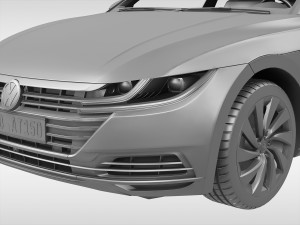 volkswagen arteon 2018 3D मॉडल