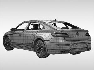 volkswagen arteon 2018 3D मॉडल