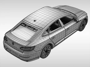 volkswagen arteon 2018 3D Model