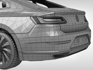 volkswagen arteon 2018 3D मॉडल