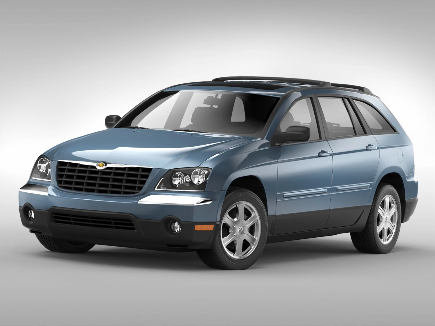 chrysler pacifica 2004 - 2008 3D Model .c4d .max .obj .3ds .fbx .stl .blend 