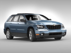chrysler pacifica 2004 - 2008 3D 模型