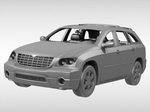 chrysler pacifica 2004 - 2008 3D 模型