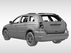 chrysler pacifica 2004 - 2008 3D 模型