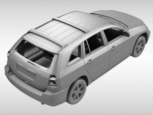 chrysler pacifica 2004 - 2008 3D 模型