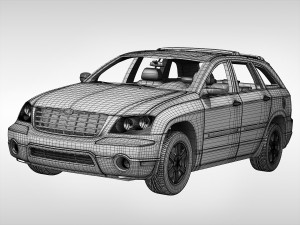 chrysler pacifica 2004 - 2008 3D 模型