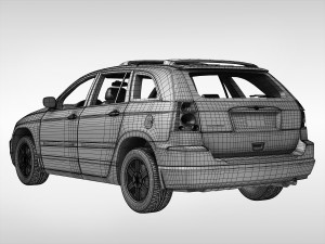 chrysler pacifica 2004 - 2008 3D 模型