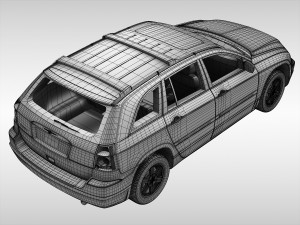 chrysler pacifica 2004 - 2008 3D 模型