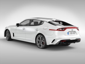 kia stinger gt 2018 3D Model