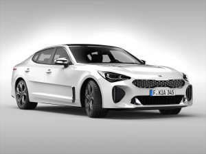 kia stinger gt 2018 3D Model