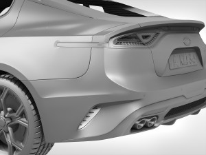 kia stinger gt 2018 3D Model