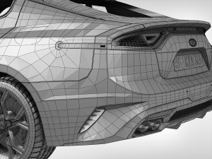 kia stinger gt 2018 3D Model