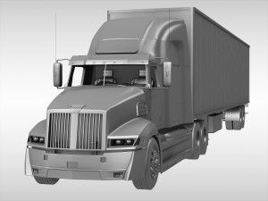 western star 5700xe 3D Model