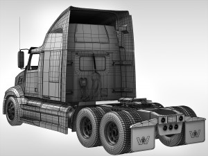 western star 5700xe 3D Model