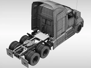 western star 5700xe 3D Model