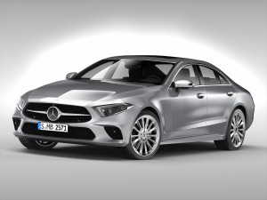 mercedes benz cls class 2018 Model 3D