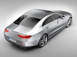 mercedes benz cls class 2018 3D Modell