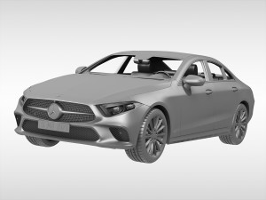 mercedes benz cls class 2018 3D Modell