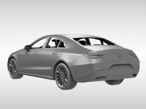 mercedes benz cls class 2018 3D Modell