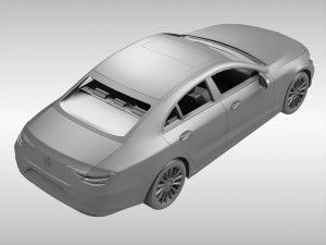 mercedes benz cls class 2018 3D Modell