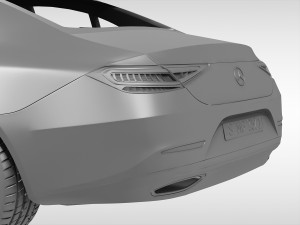 mercedes benz cls class 2018 3D Modell