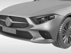 mercedes benz cls class 2018 3D Modell