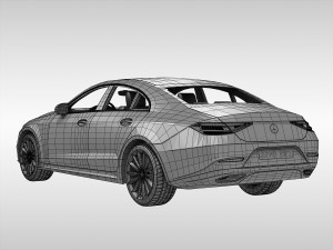 mercedes benz cls class 2018 3D Modell