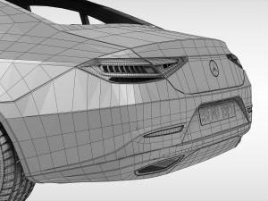 mercedes benz cls class 2018 3D Modell