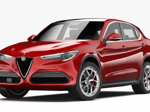 alfa romeo stelvio 2018 Model 3D