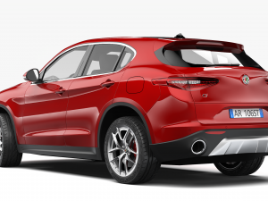 alfa romeo stelvio 2018 Model 3D