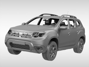 dacia duster 2018 3D मॉडल