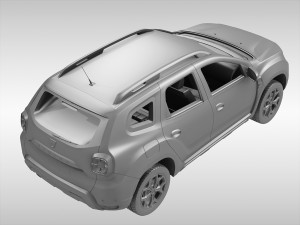 dacia duster 2018 3D मॉडल