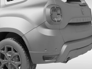 dacia duster 2018 3D Model