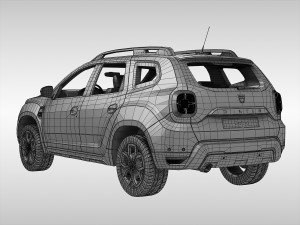 dacia duster 2018 3D मॉडल