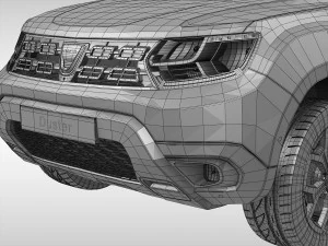 dacia duster 2018 3D Model